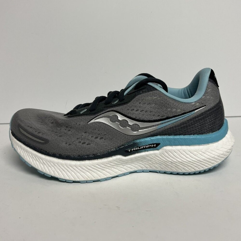 Saucony Women's Triumph 19 Running Shoes Gray, Size 7 M
